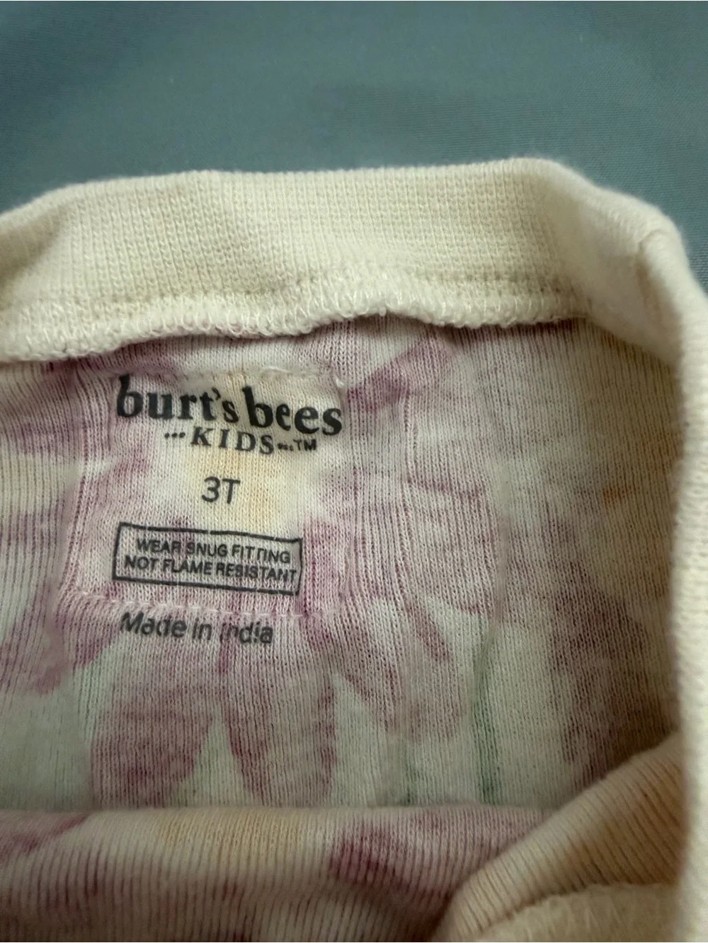 Burt’s Bees Baby: Kids Floral Cotton Pajama Set — Pastel Purple & Yellow